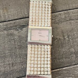 Seksy Pink and Silver Watch